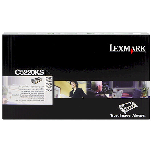 Toner Lexmark C5220KS   - Originale - Nero da 4.000 pagine per C522, C522n, C524, C524dn, C524dtn, C524n, C530, C530dn, C532, C532dn, C532n, C534, C534dn, C534dtn, C534n