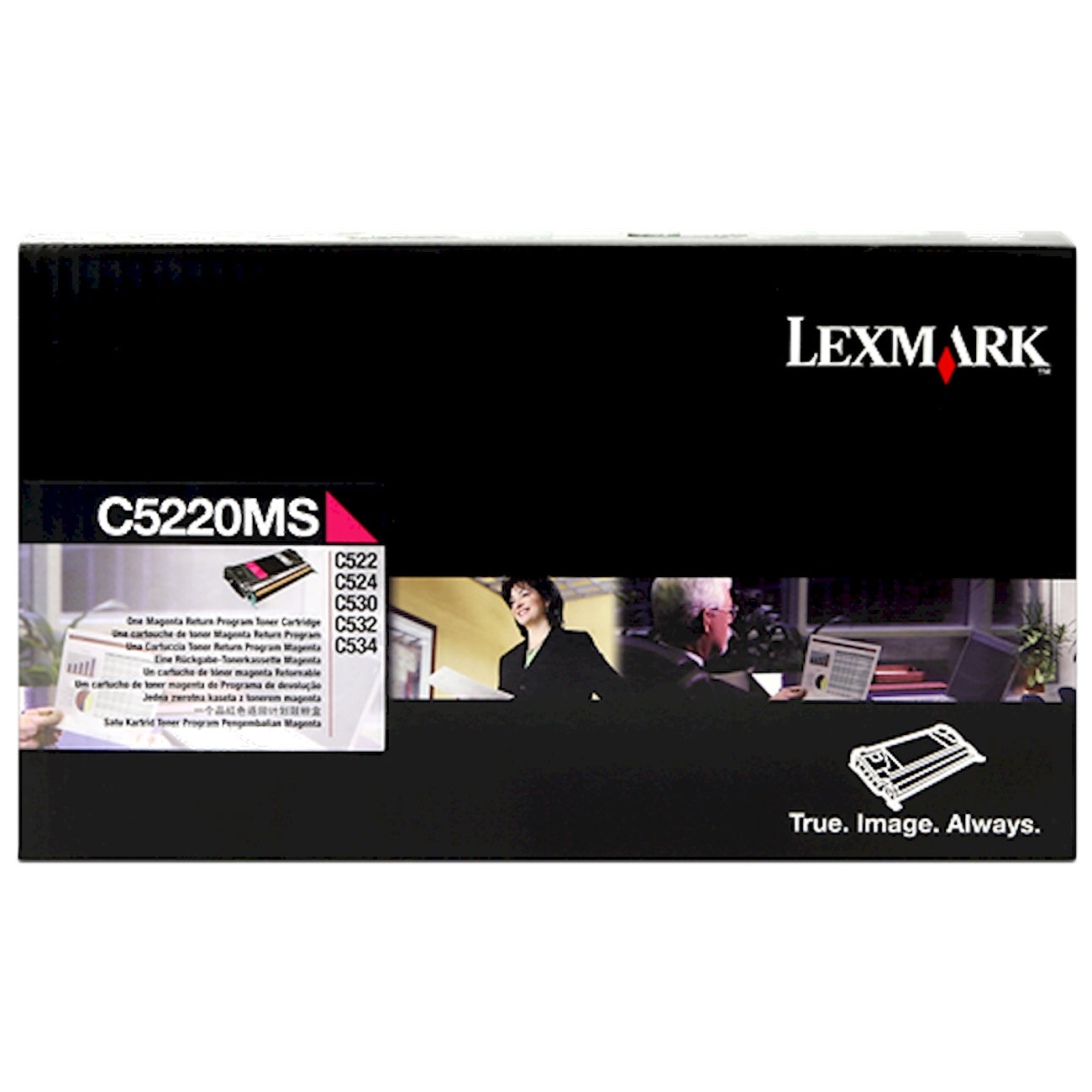 Toner Lexmark C5220MS   - Originale - Magenta da 3.000 pagine per C522, C522n, C524, C524dn, C524dtn, C524n, C530dn, C532n, C532dn, C534n, C534dn, C534dtn