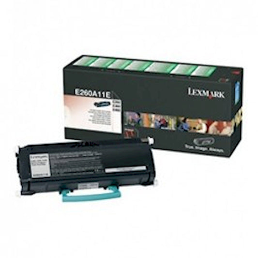 Toner Lexmark E260A11E   - Originale - Nero da 3.500 pagine per E260, E260d, E260dn, E360d, E360dn, E460dn, E460dw, E462dtn