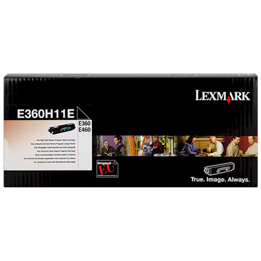 Toner Lexmark E360H11E   - Originale - Nero da 9.000 pagine per E360d, E360dn, E360dtn, E460dn, E460dtn, E460dw, E462dtn