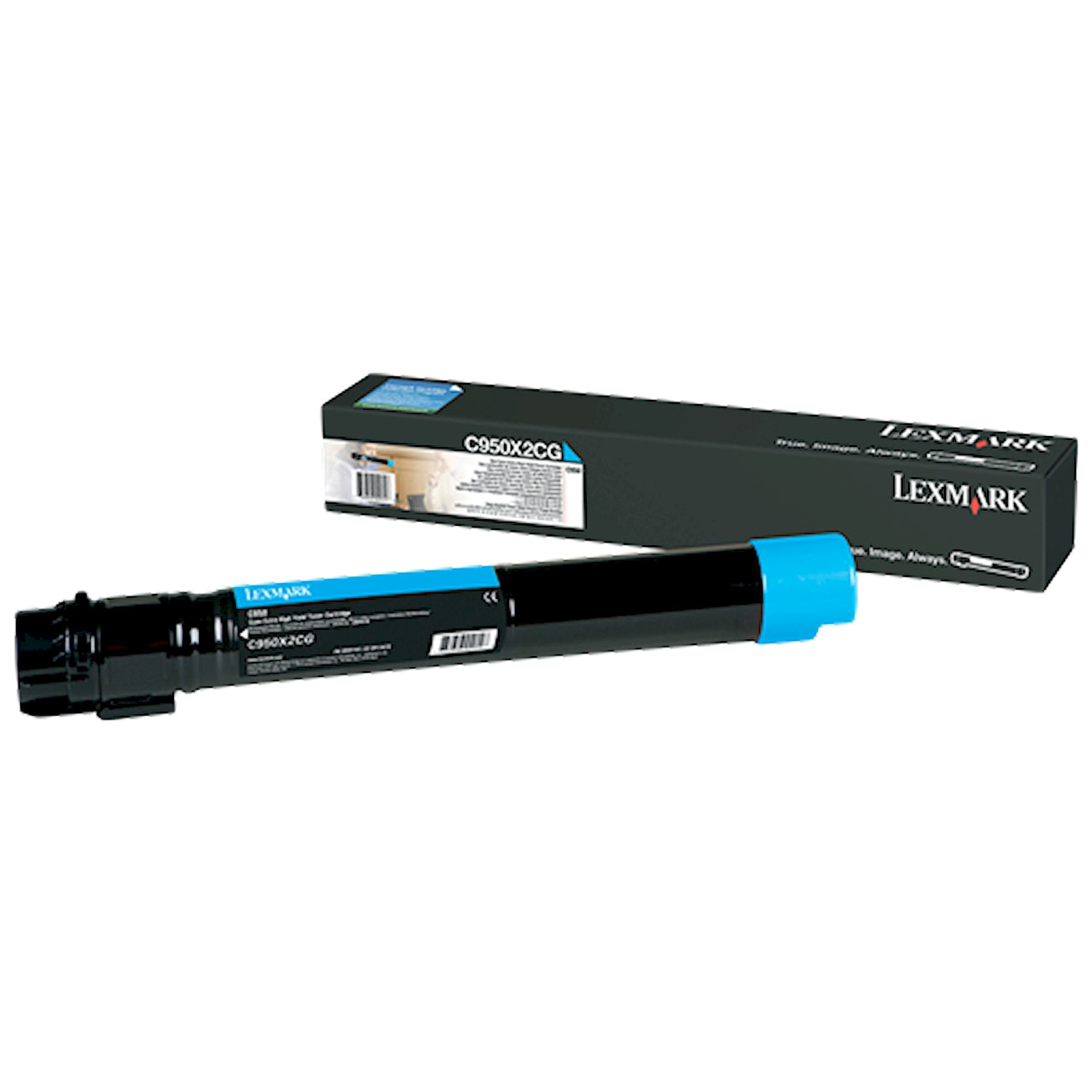 Toner Lexmark X950X2CG   - Originale - Ciano da 22.000 pagine per X950, X950de, X950dhe, X952, X952de, X952dhe, X952dte, X954, X954de, X954dhe