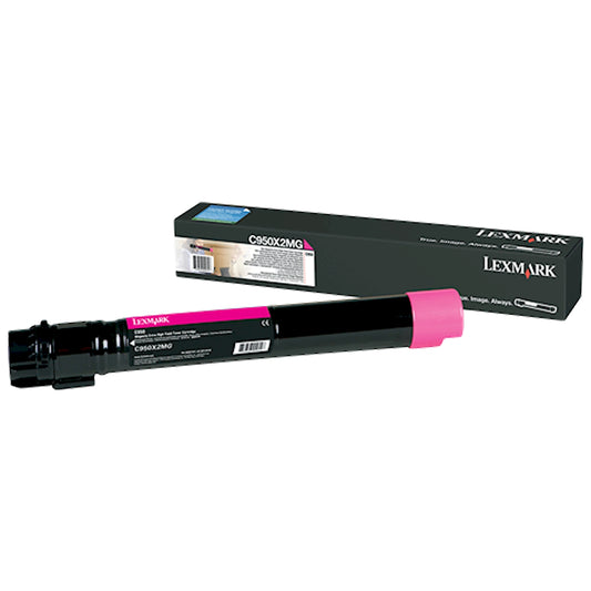 Toner Lexmark X950X2MG   - Originale - Magenta da 22.000 pagine per X950de, X950dhe, X952dte, X954dhe