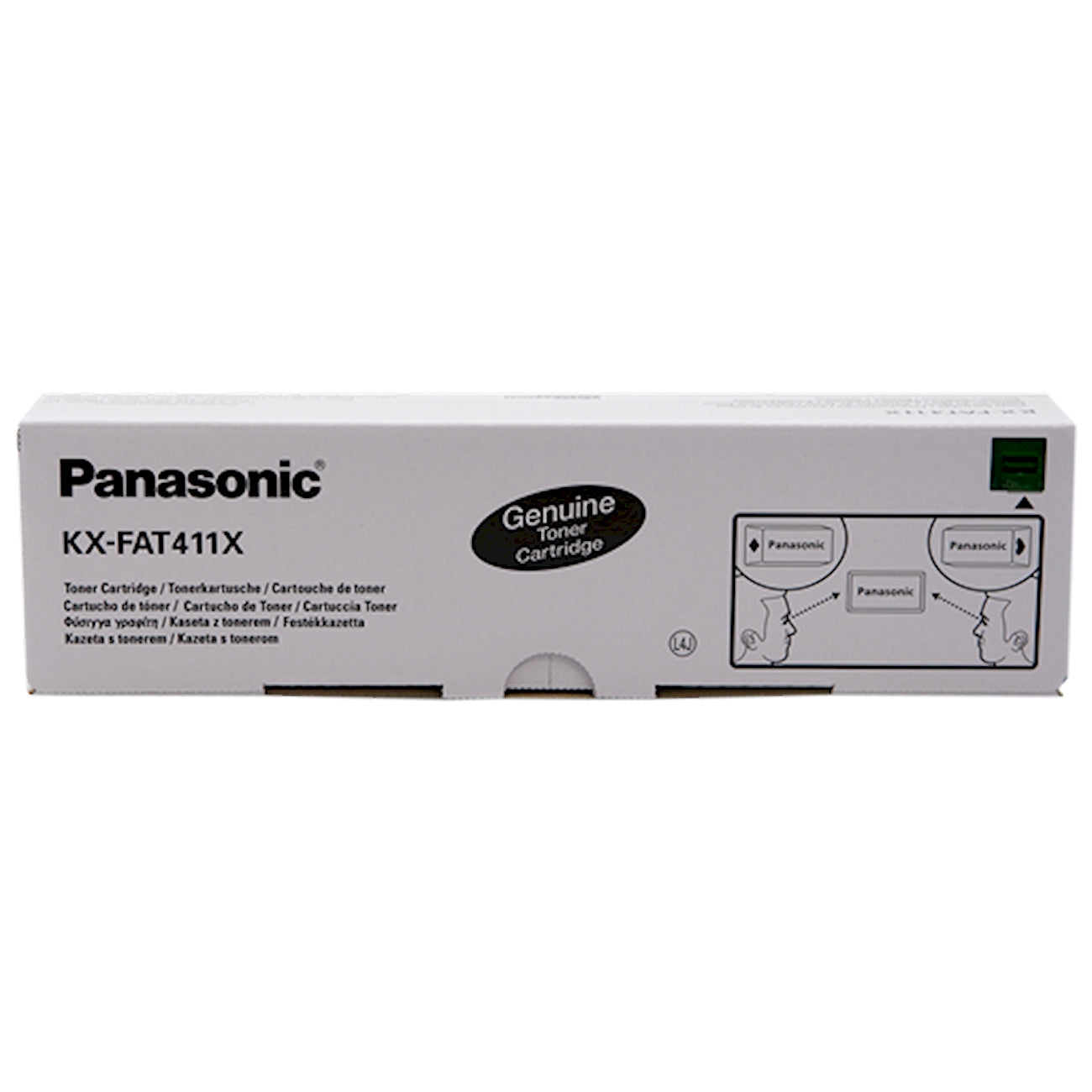 Toner Panasonic KX-FAT411X   - Originale - Nero da  pagine per