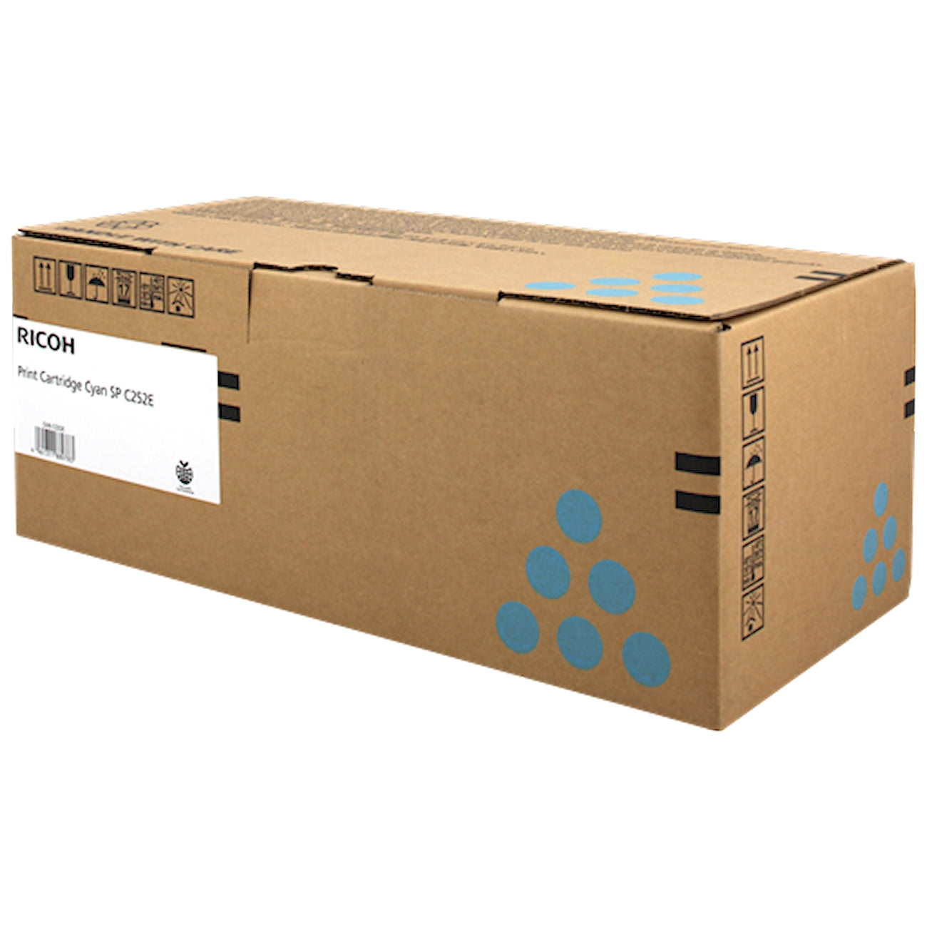 Toner Ricoh 407532 SP C252EC  - Originale - Ciano da 4.000 pagine per SP C252, SP C262