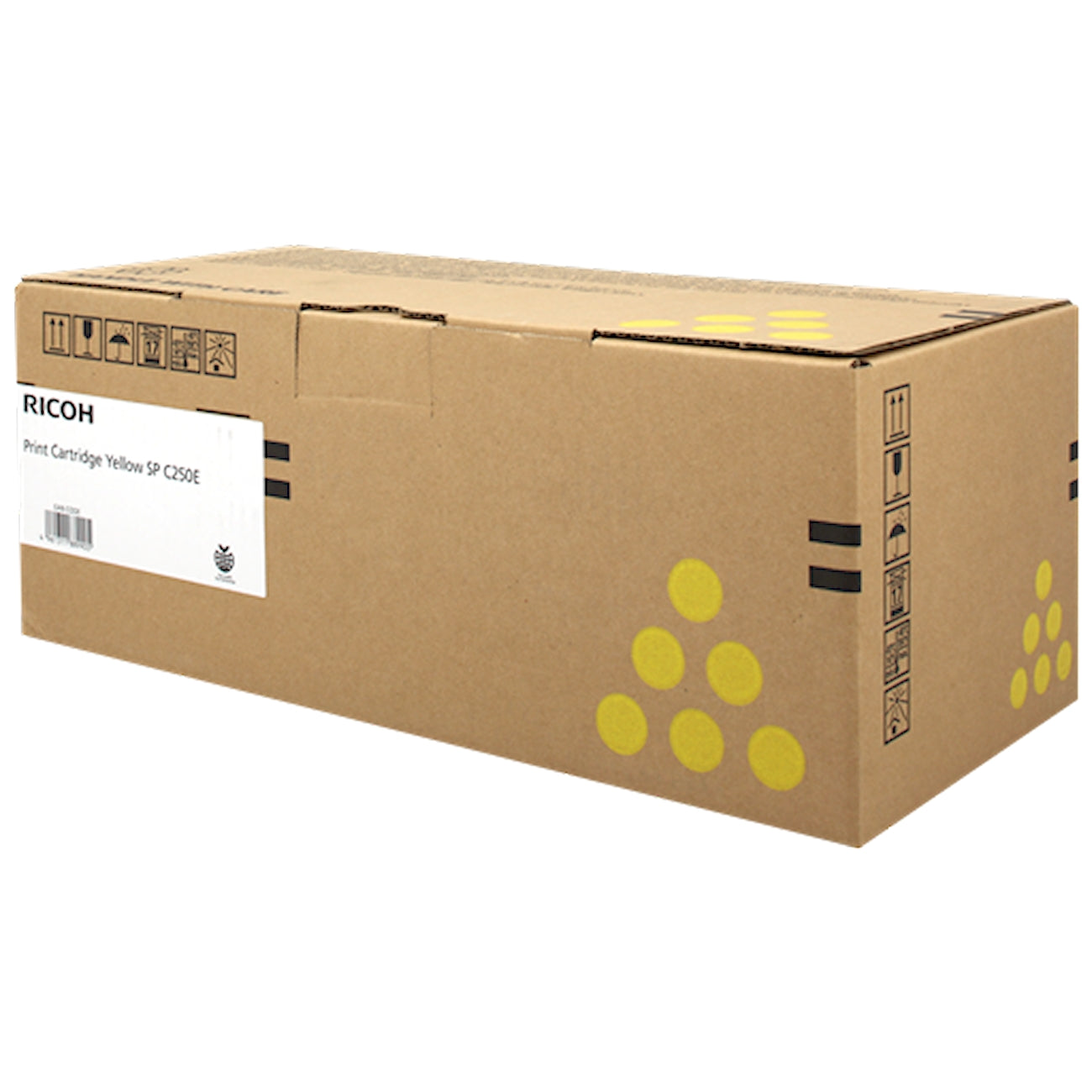 Toner Ricoh 407546 SP C250EY  - Originale - Giallo da 1.600 pagine per SP C250, SP C260, SP C261