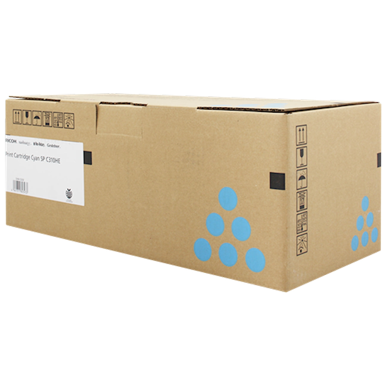 Toner Ricoh 407637/406480 SP C310C  - Originale - Ciano da 6.000 pagine per SP C231, SP C232, SP C242, SP C310, SP C311, SP C312, SP C320, SP C342, SP C240, SP C230