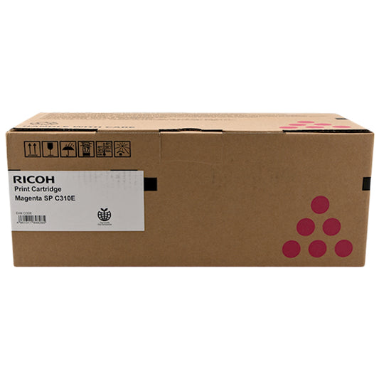 Toner Ricoh 407640 SP C310EM  - Originale - Magenta da 2.500 pagine per SP C231, SP C232, SP C242, SP C310, SP C311, SP C312, SP C320