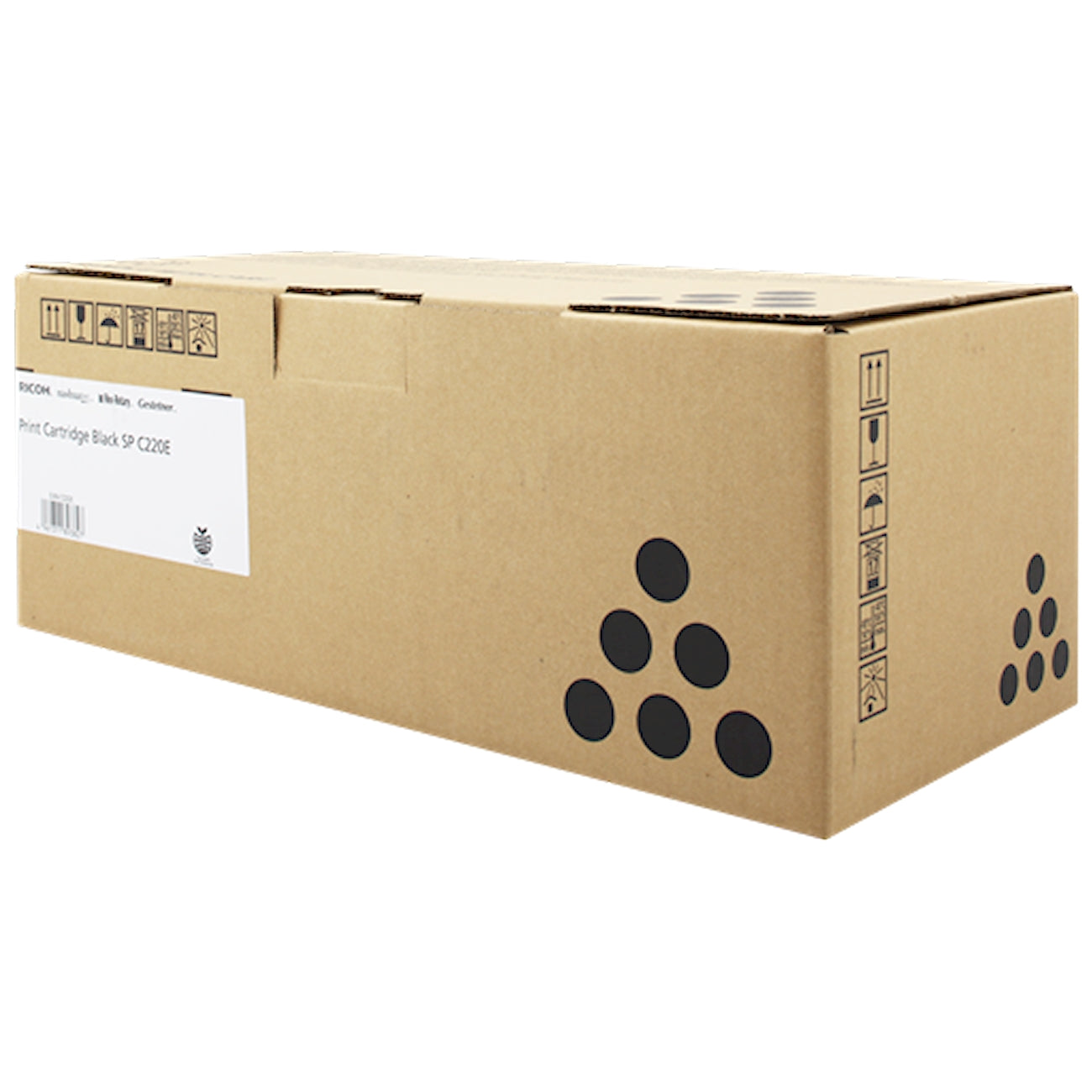 Toner Ricoh 407642 SP C220EBK  - Originale - Nero da 2.000 pagine per SP C220, SP C221, SP C222, SP C240