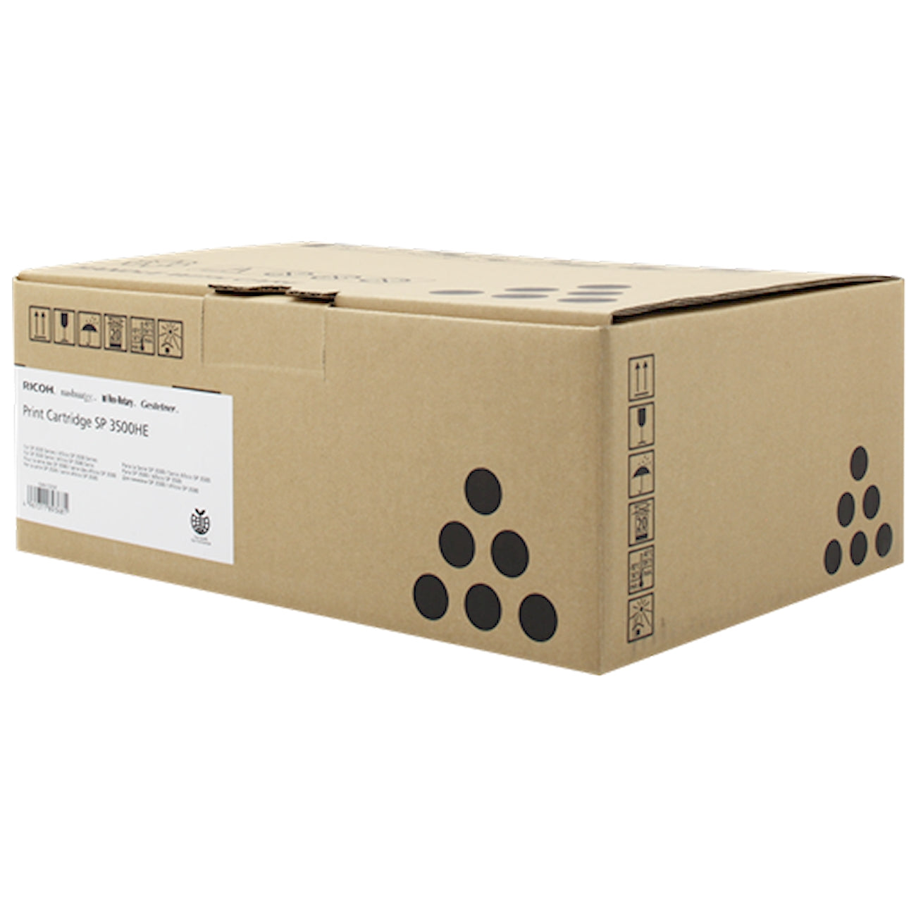 Toner Ricoh 407648 SP 3500HEBK  - Originale - Nero da 5.000 pagine per SP 3400, SP 3410