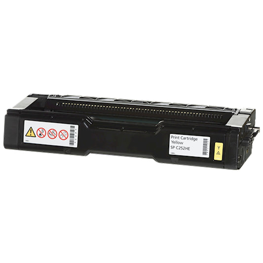 Toner Ricoh 407719 SP C252HEY  - Originale - Giallo da 6.000 pagine per SP C252, SP C262, SP C250, SP C260, SP C261