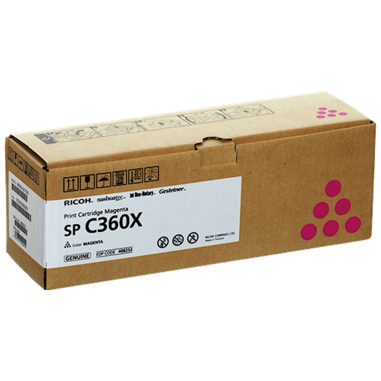 Toner Ricoh 408252 SP C360XM  - Originale - Magenta da 9.000 pagine per SP C361