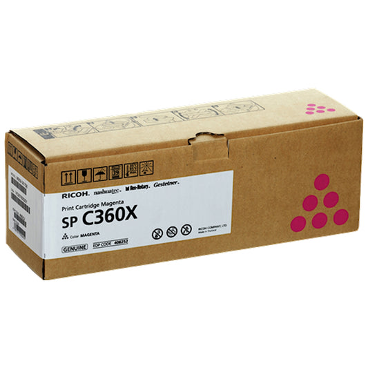 Toner Ricoh 408252 SP C360XM  - Originale - Magenta da 9.000 pagine per SP C361