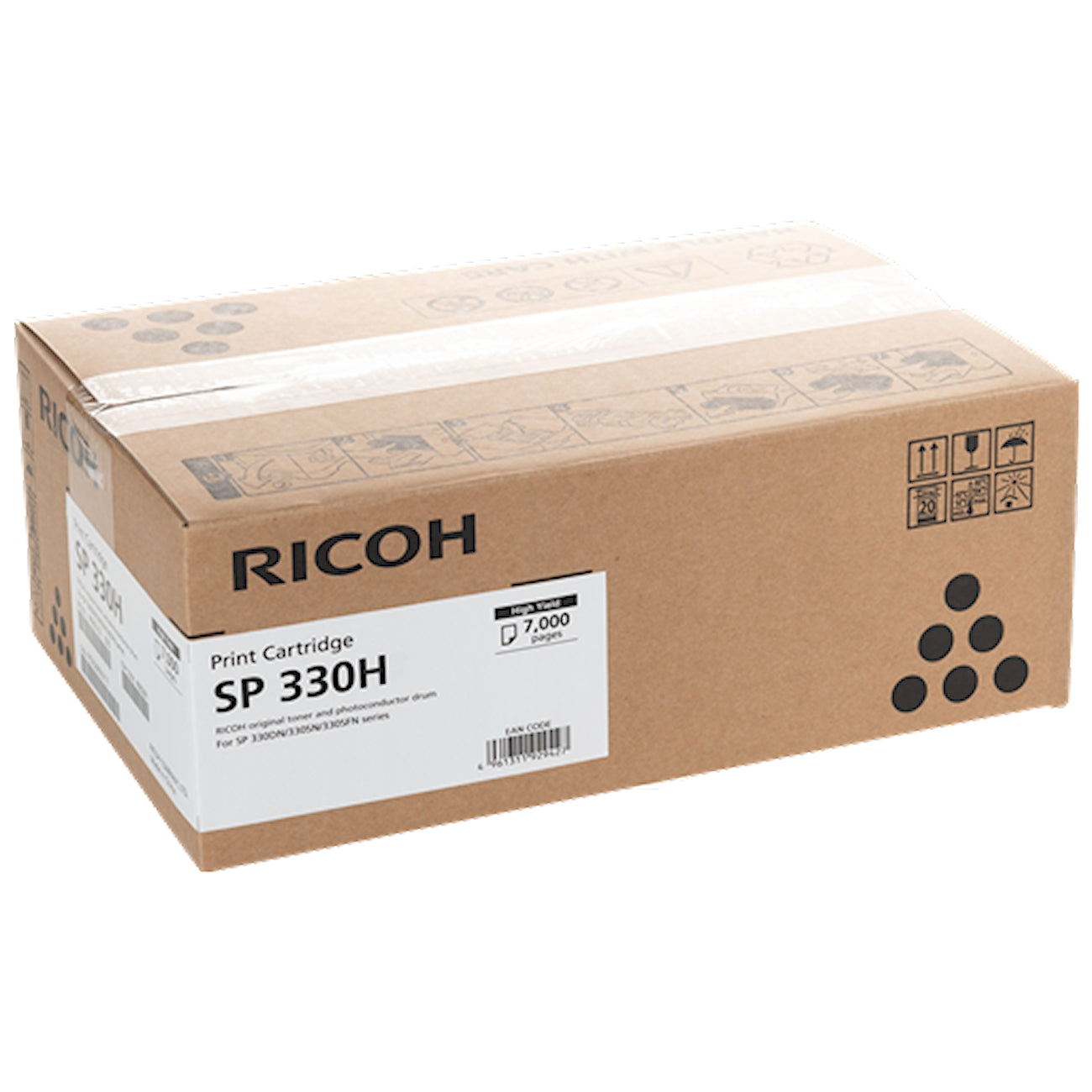 Toner Ricoh 408281 SP 330H  - Originale - Nero da 7.000 pagine per SP 330, P 310, M 320