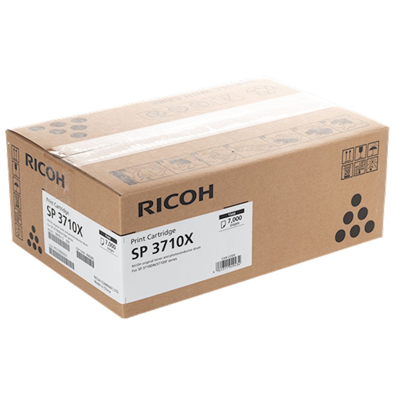 Toner Ricoh 408285 SP 3710X  - Originale - Nero da 7.000 pagine per M 320, P 311, SP 3700, SP 3710
