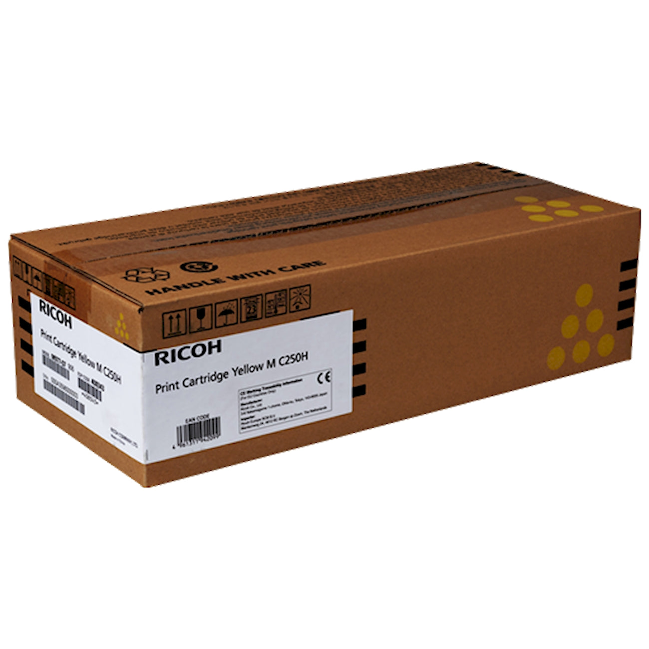 Toner Ricoh 408343   - Originale - Giallo da 6.300 pagine per M C250, M C251, P C301, P C311