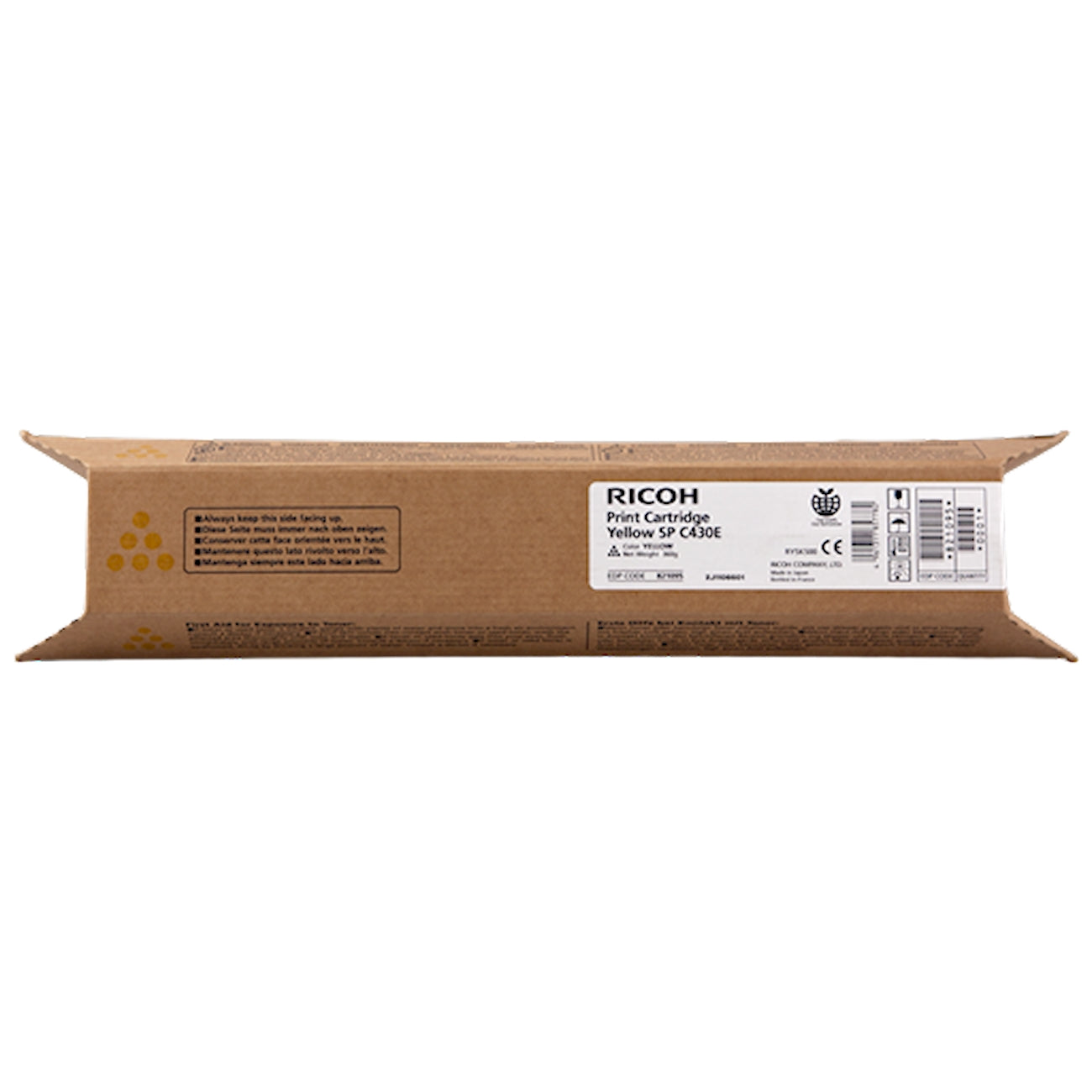Toner Ricoh 821095 SP C430EY  - Originale - Giallo da 24.000 pagine per SP C430, SP C431, SP C440, SP C441, LP 137, LP 140, LP 142