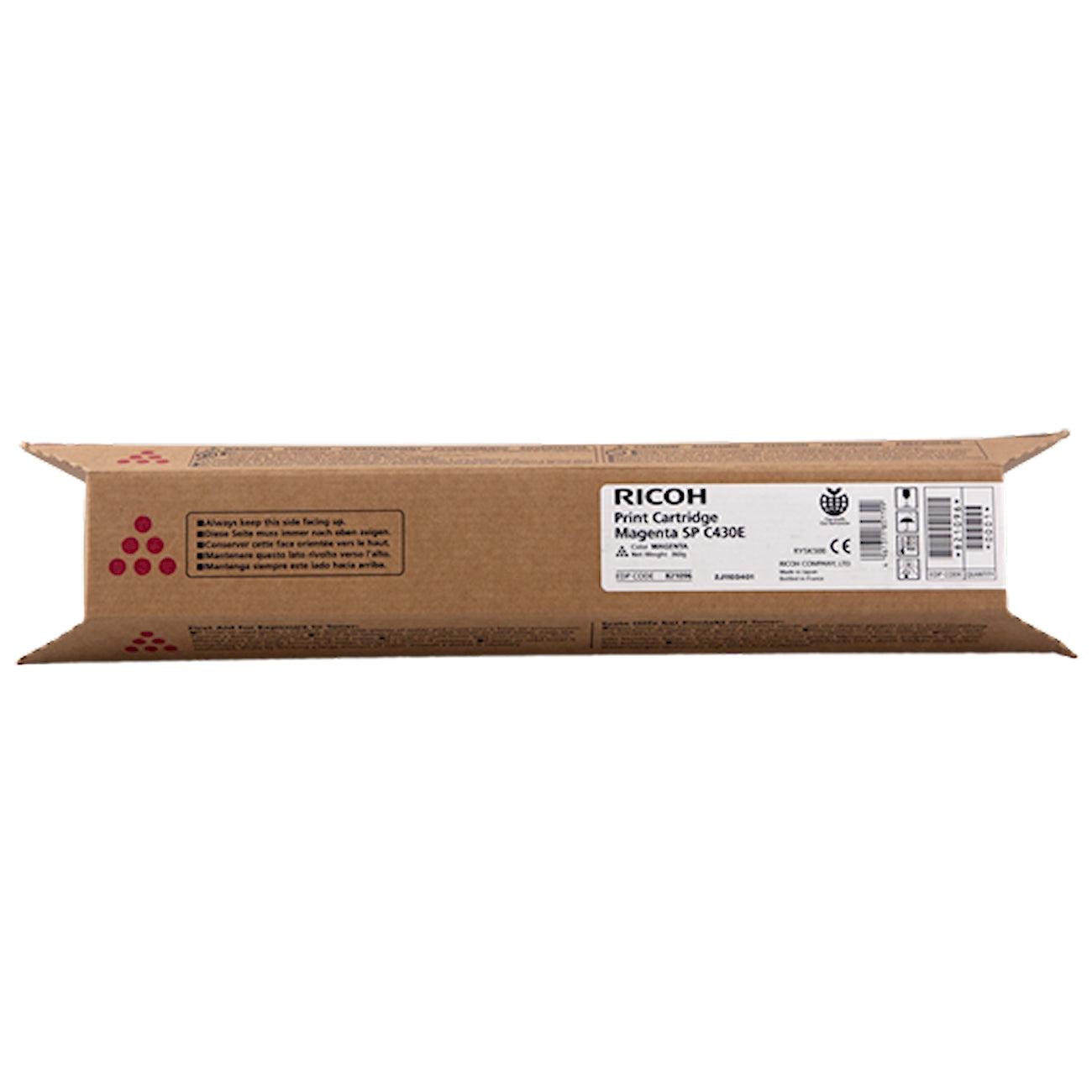 Toner Ricoh 821096 SP C430EM  - Originale - Magenta da 24.000 pagine per SP C430, SP C431, SP C440, SP C441, LP 137, LP 140, LP 142