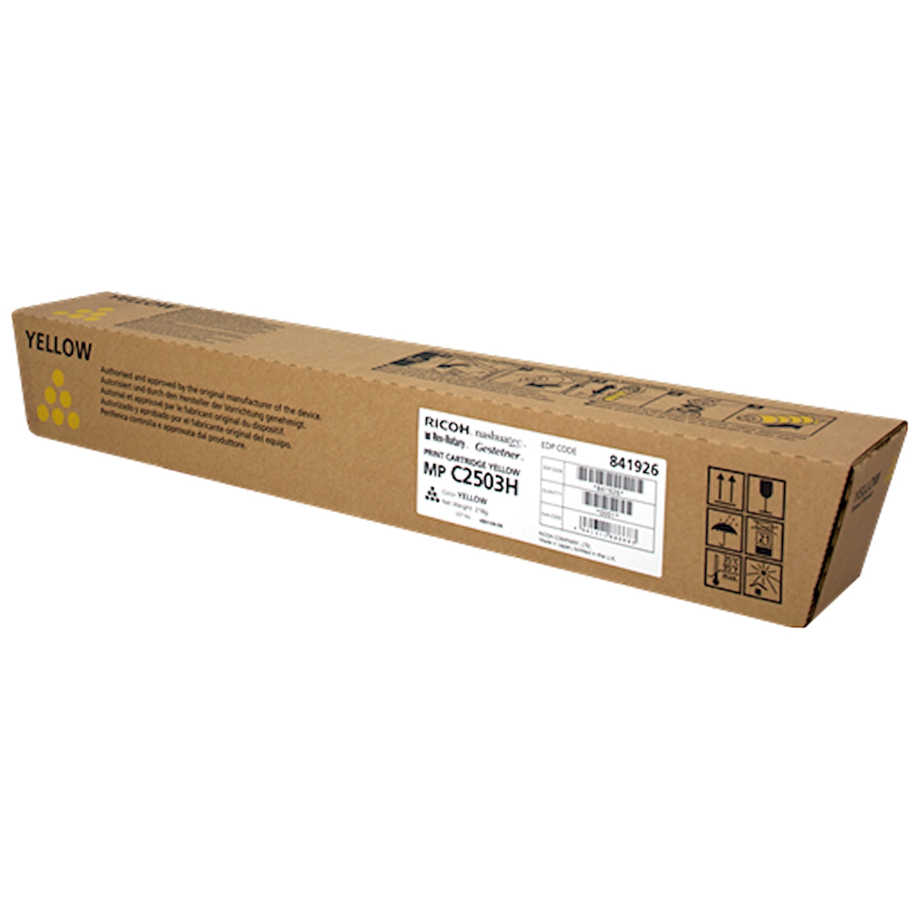 Toner Ricoh 841926   - Originale - Giallo da 9.500 pagine per MP C2003, MP C2503, MP C2011, MP C2004, MP C2504