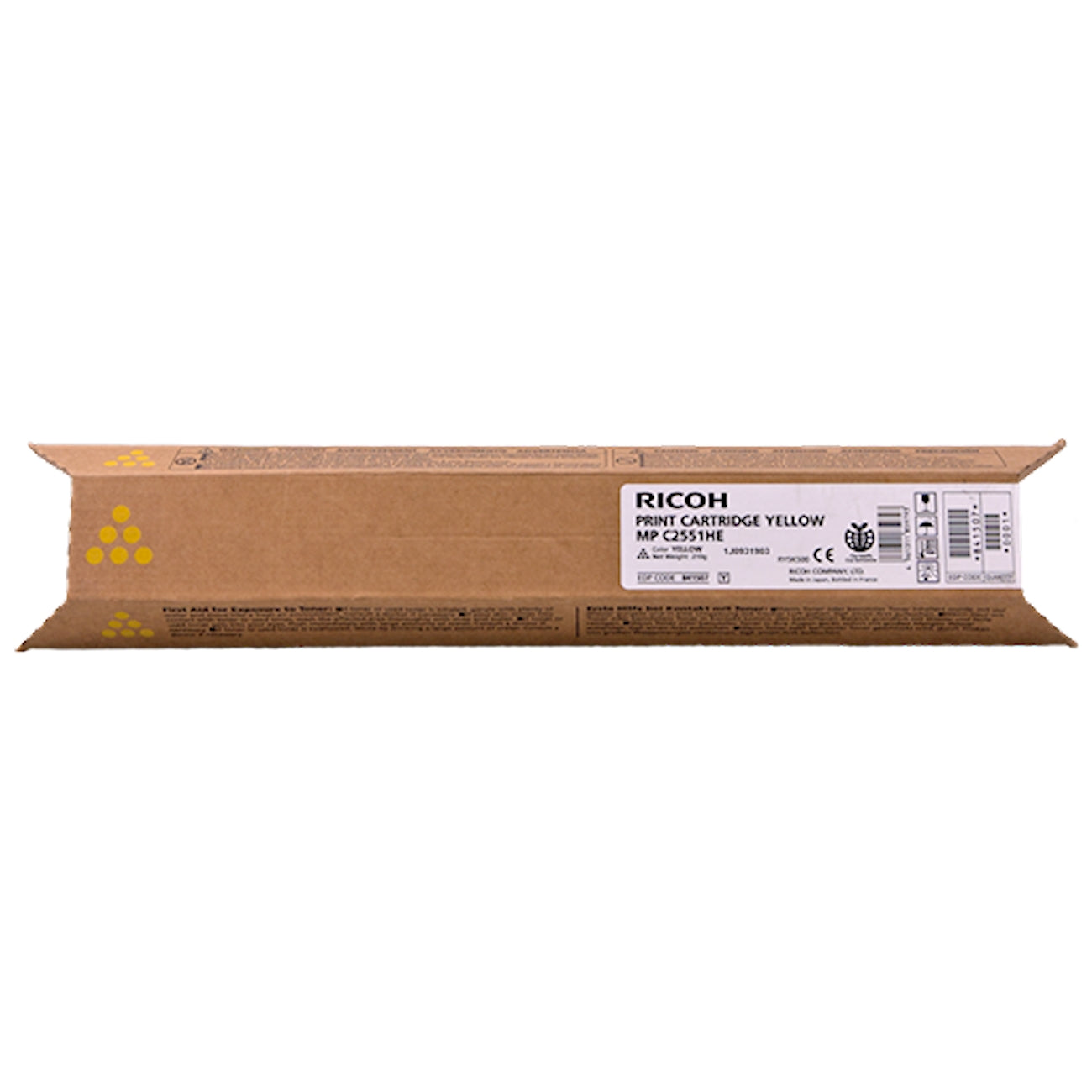 Toner Ricoh 842062   - Originale - Giallo da 9.500 pagine per MP C2051, MP C2551