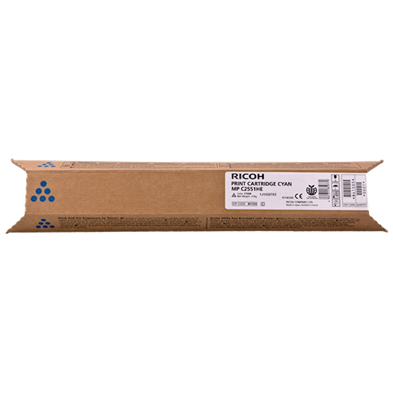 Toner Ricoh 842064   - Originale - Ciano da 9.500 pagine per MP C2051, MP C2551