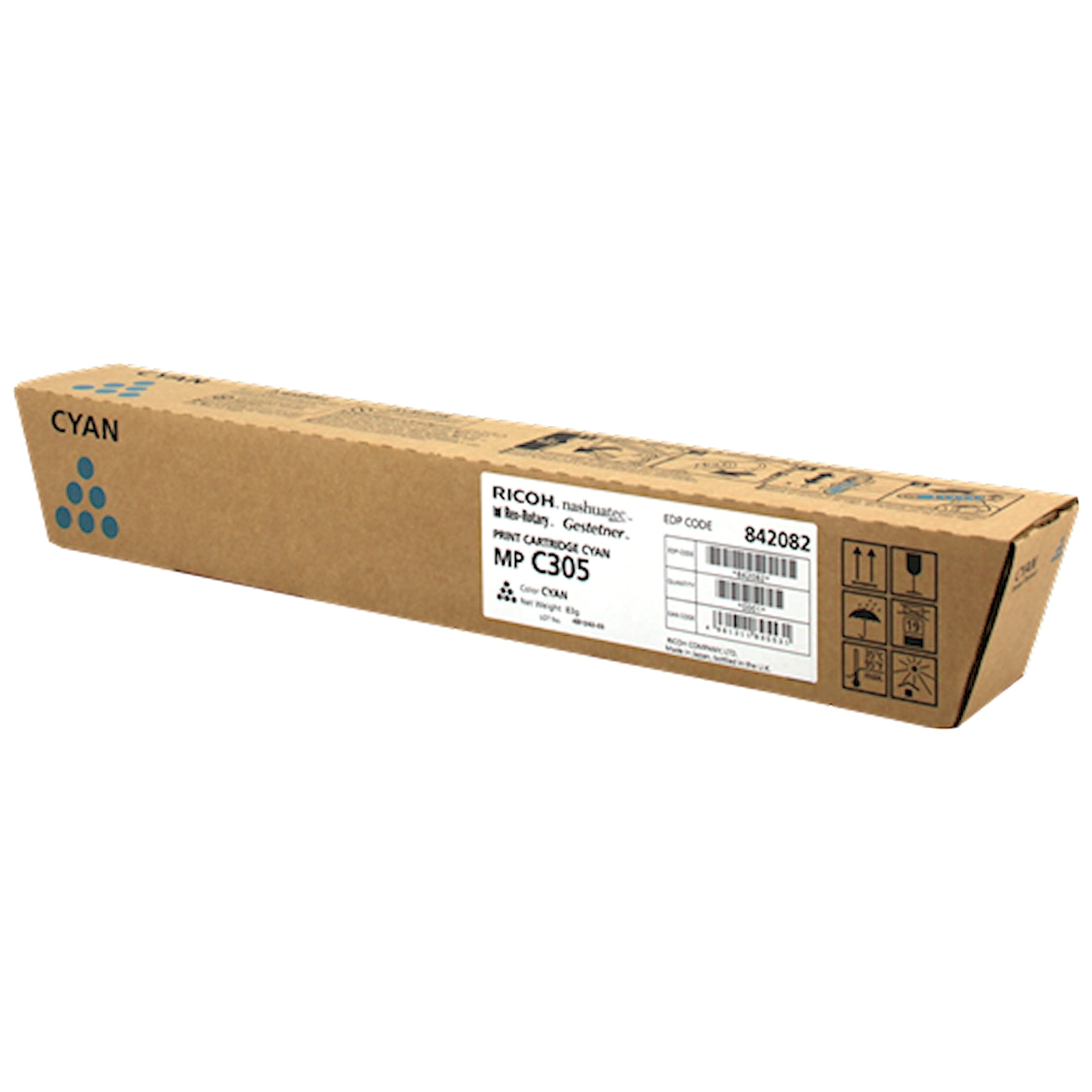 Toner Ricoh 842082   - Originale - Ciano da 4.000 pagine per MP C305