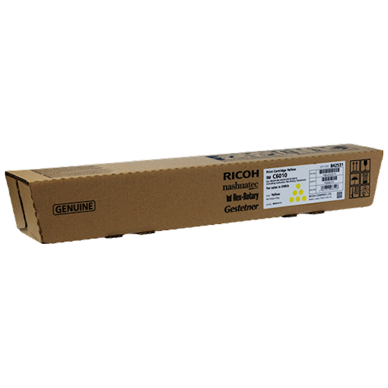 Toner Ricoh 842531   - Originale - Giallo da 28.000 pagine per IM C4510, IM C5510, IM C6010