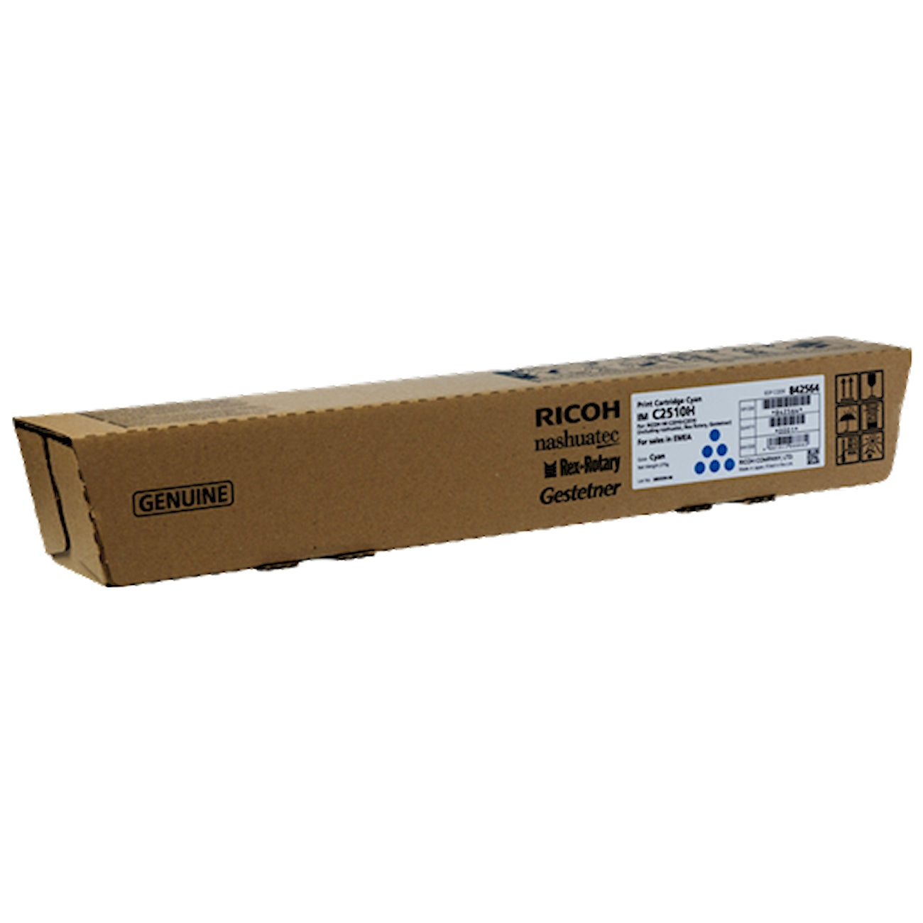 Toner Ricoh 842564   - Originale - Ciano da 18.000 pagine per IM C2010, IM C2510