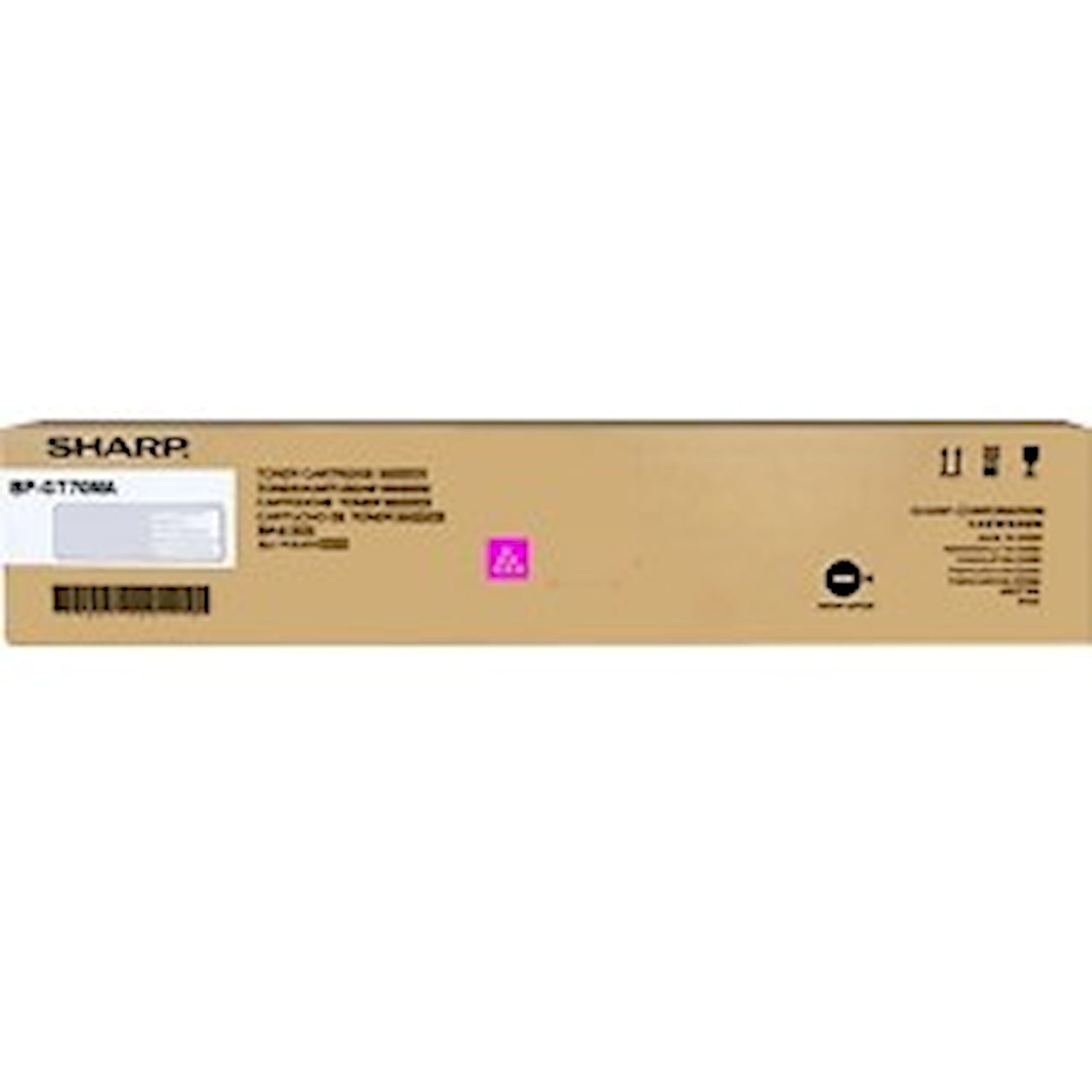 Toner Sharp BP-GT70MA   - Originale - Magenta da 24.000 pagine per