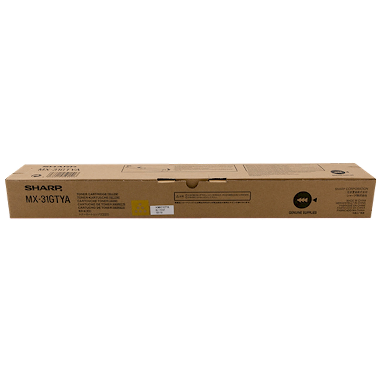 Toner Sharp MX-31GTYA   - Originale - Giallo da 15.000 pagine per