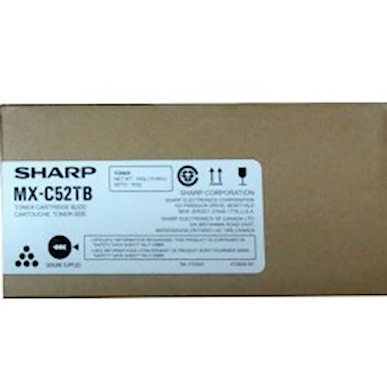 Toner Sharp MX-C52TB   - Originale - Nero da 25.000 pagine per