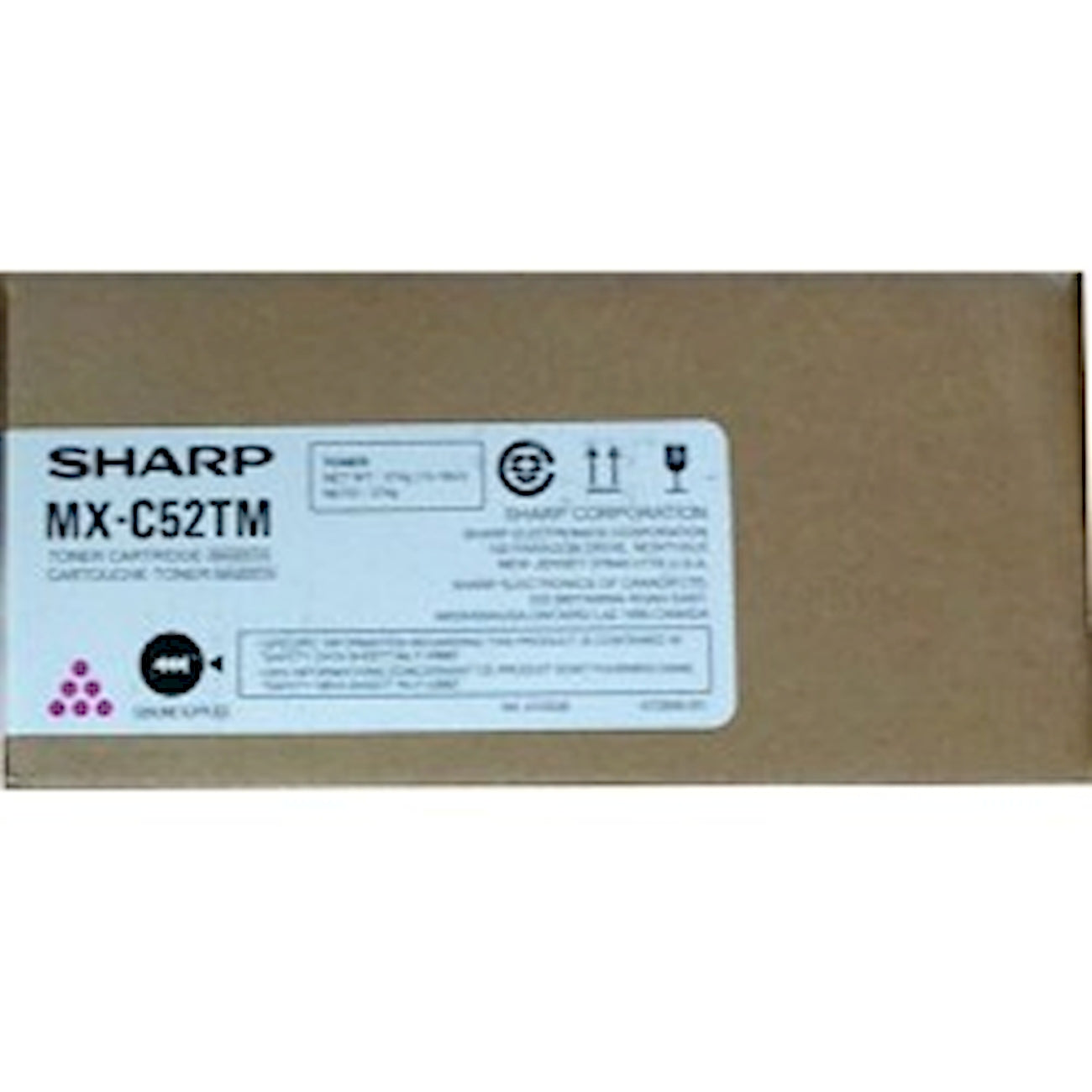 Toner Sharp MX-C52TM   - Originale - Magenta da 14.200 pagine per MX-C428, MX-C428F, MX-C528, MX-C528F