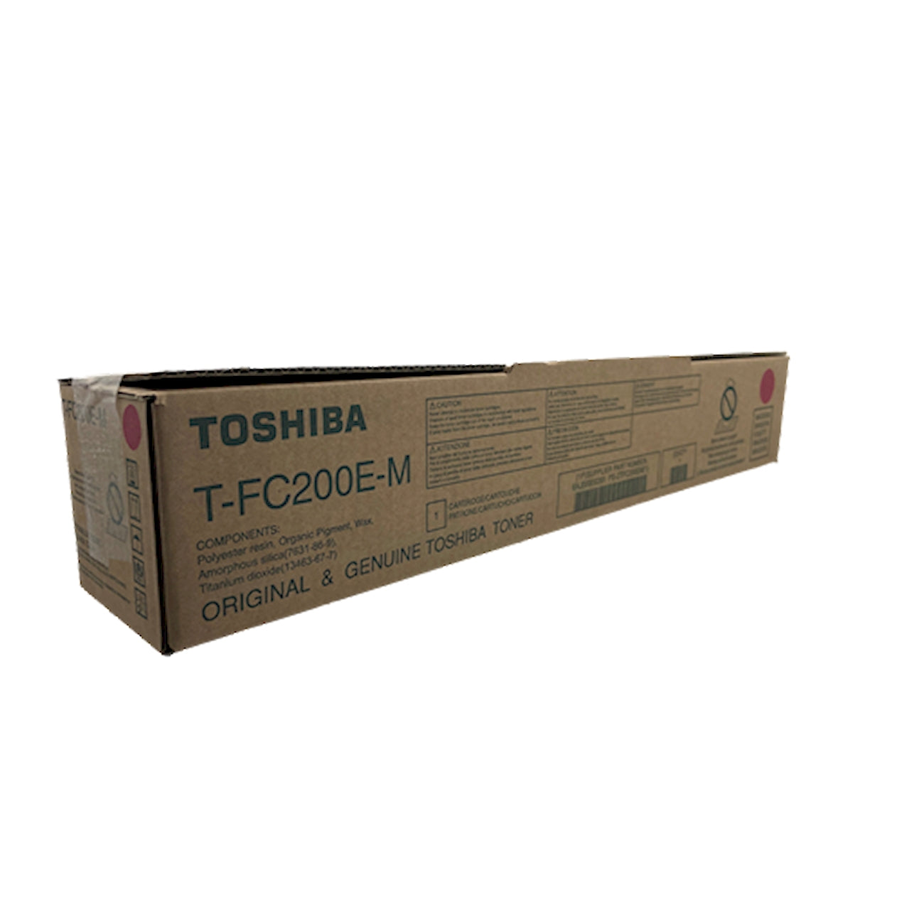 Toner Toshiba T-FC200E-M 6AJ00000127  - Originale - Magenta da 33.600 pagine per e-Studio 2000AC, 2010AC, 2500AC, 2510AC