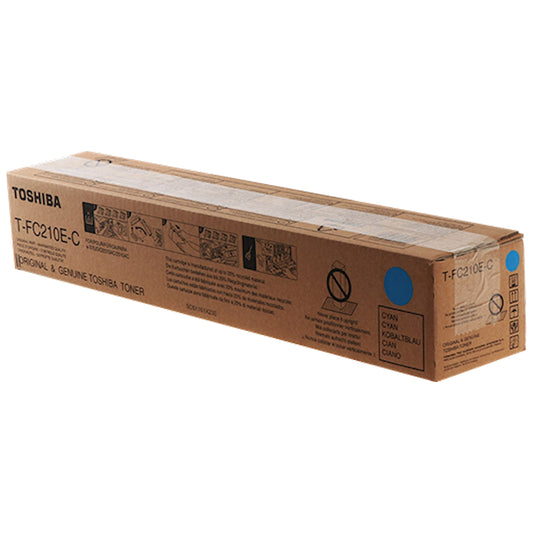 Toner Toshiba T-FC210EC 6AJ00000159  - Originale - Ciano da 33.600 pagine per e-STUDIO 2010AC, 2510AC