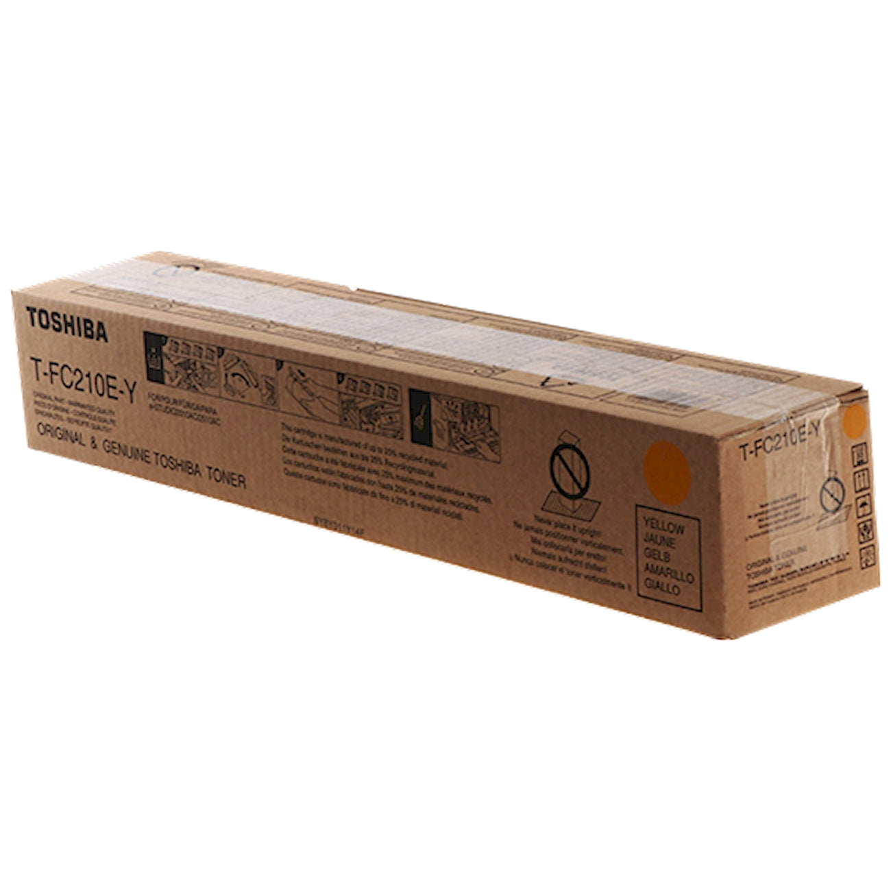 Toner Toshiba T-FC210EY 6AJ00000168  - Originale - Giallo da 33.600 pagine per e-STUDIO 2010AC, 2510AC