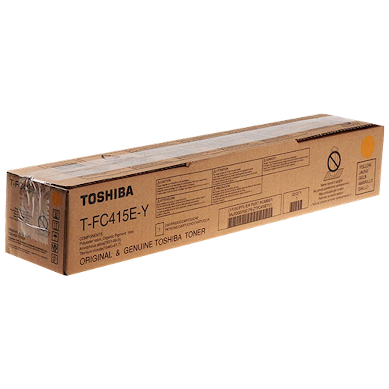Toner Toshiba T-FC415EY 6AJ00000182  - Originale - Giallo da 33.600 pagine per e-Studio 2515AC, 3015AC, 3515AC, 4515AC, 5015AC