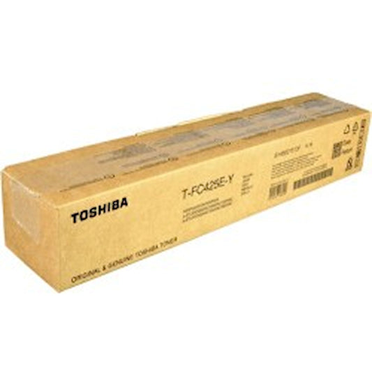 Toner Toshiba T-FC425EY 6AJ00000238  - Originale - Giallo da 38.000 pagine per e-STUDIO 2525AC, 3025AC, 3525AC, 3525ACG, 4525AC, 4525ACG, 5525AC, 5525ACG, 6525AC, 6525ACG