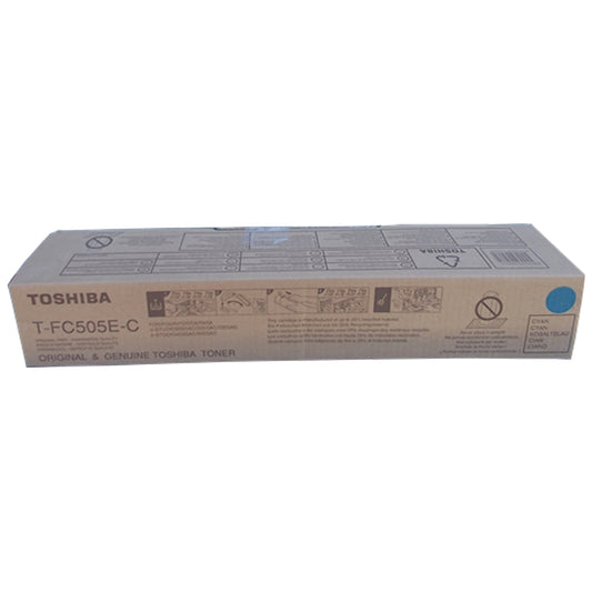 Toner Toshiba T-FC505EC 6AJ00000135  - Originale - Ciano da 33.600 pagine per e-STUDIO 2505AC, 3005AC, 3505AC, 4505AC, 5005AC
