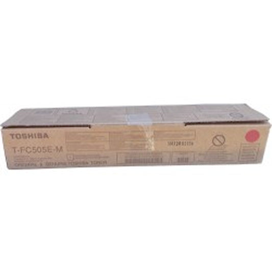 Toner Toshiba T-FC505EM 6AJ00000143  - Originale - Magenta da 33.600 pagine per e-STUDIO 2505AC, 3005AC, 3505AC, 4505AC, 5005AC