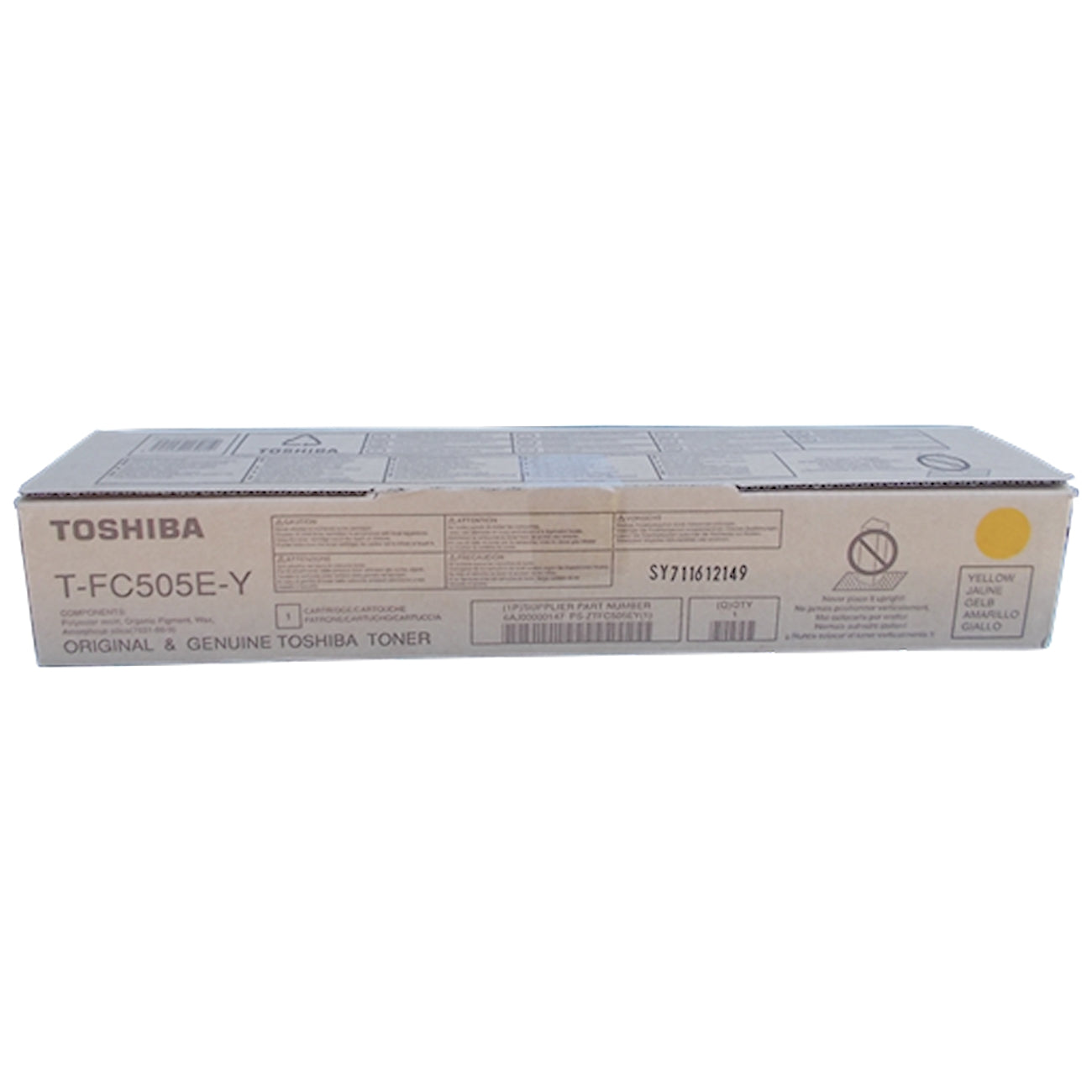 Toner Toshiba T-FC505EY 6AJ00000147  - Originale - Giallo da 33.600 pagine per e-STUDIO 2505AC, 3005AC, 3505AC, 4505AC, 5005AC