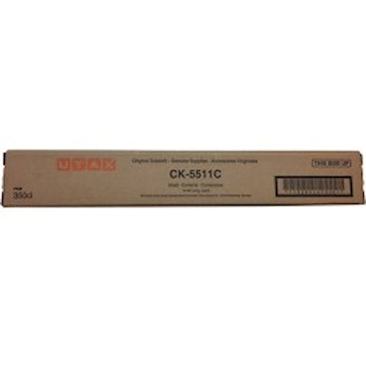 Toner Utax CK-5511C 1T02R5CUT0  - Originale - Ciano da 12.000 pagine per 350ci, 355ci, P-C3560i, P-C3565i, TASKalfa 350ci, 356ci