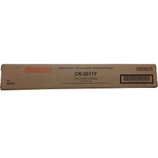 Toner Utax CK-5511Y 1T02R5AUT0  - Originale - Giallo da 12.000 pagine per 350ci, 355ci, P-C3560i, P-C3565i, TASKalfa 350ci, 356ci