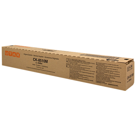 Toner Utax CK-8510M 662511014  - Originale - Magenta da 12.000 pagine per 2500ci, TASKalfa 2551ci, d-Color MF 2552 Plus, CS 2551ci