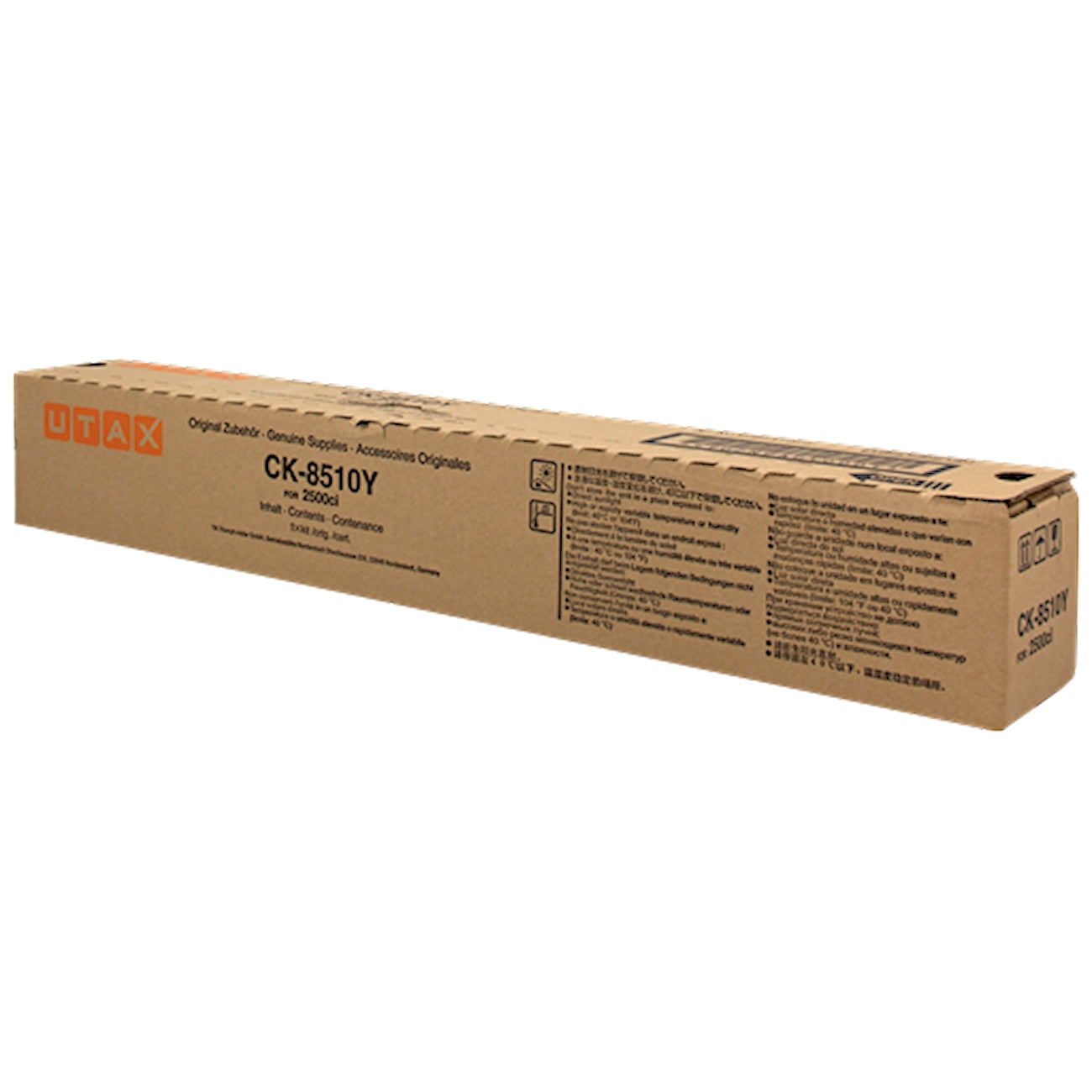 Toner Utax CK-8510Y 662511016  - Originale - Giallo da 12.000 pagine per 2500ci, TASKalfa 2551ci, d-Color MF 2552 Plus, CS 2551ci