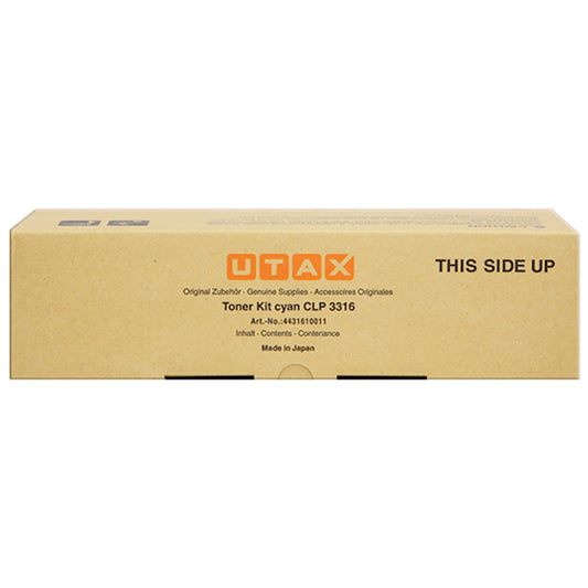 Toner Utax CLP-3316 4431610011  - Originale - Ciano da 4.000 pagine per