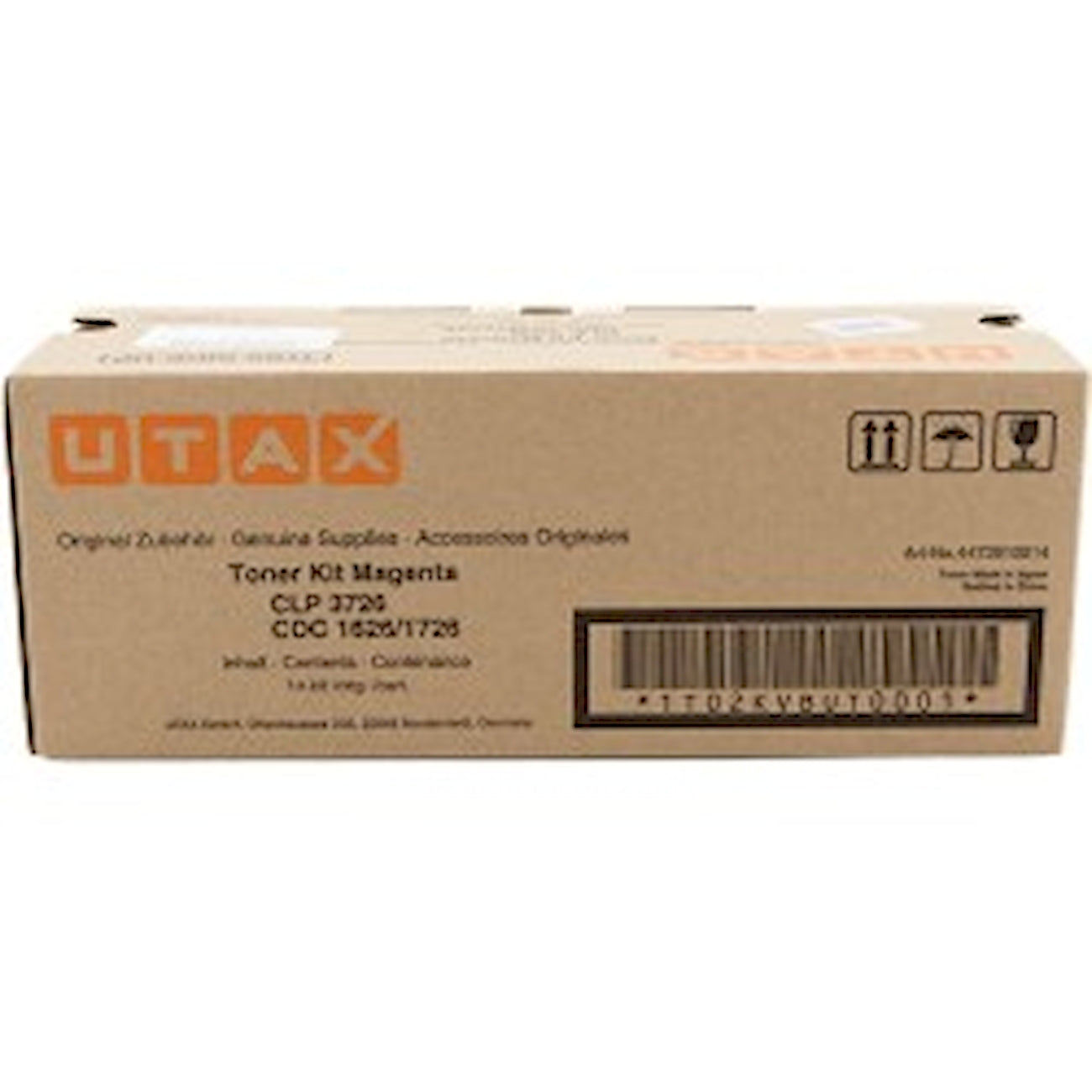 Toner Utax CLP-3726 4472610014  - Originale - Magenta da 5.000 pagine per CDC 1626, 1726, 5526, 5626, CLP 3726, 4726, DCC 2626, 2726, 6526, 6626, P-C2660DN, 2660i MFP, 2665i MFP