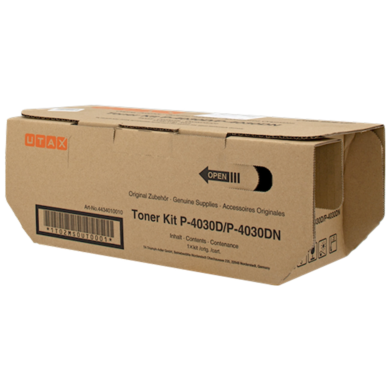 Toner Utax P-4030D 4434010010  - Originale - Nero da 12.500 pagine per