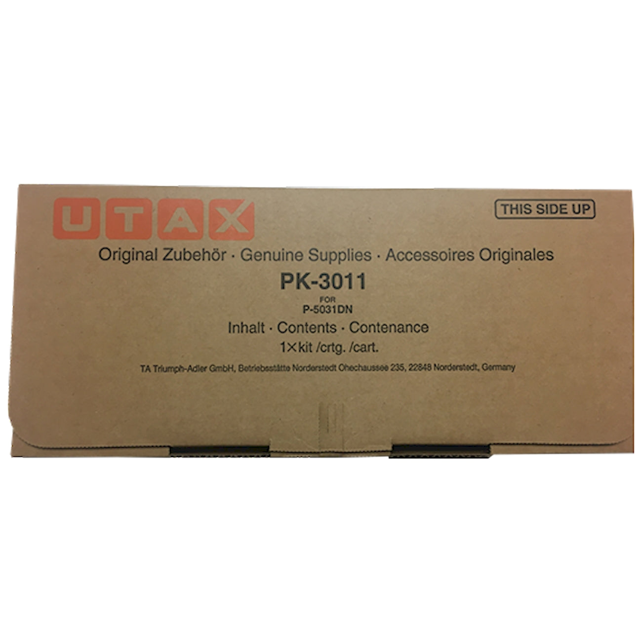 Toner Utax PK-3011 1T02T80UT0  - Originale - Nero da 15.500 pagine per P-5031dn, 5032dn, 5531dn, 5532dn, 6031dn, PG L2550, L2650