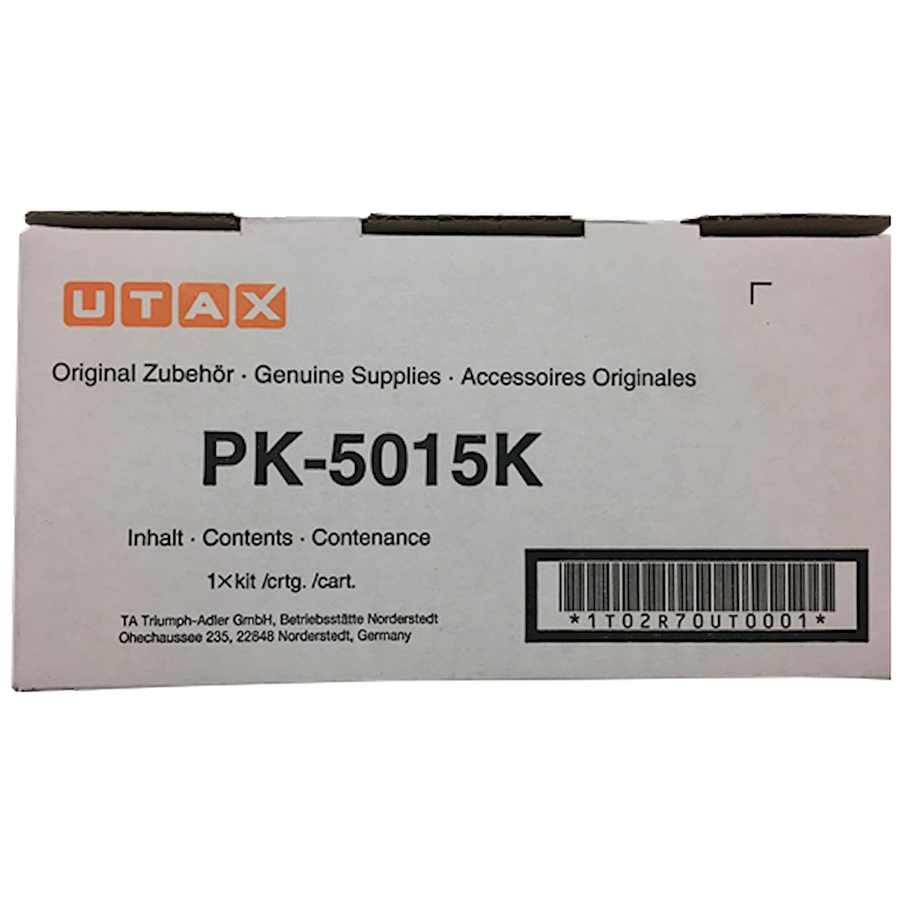 Toner Utax PK-5015K 1T02R70UT0  - Originale - Nero da 4.000 pagine per