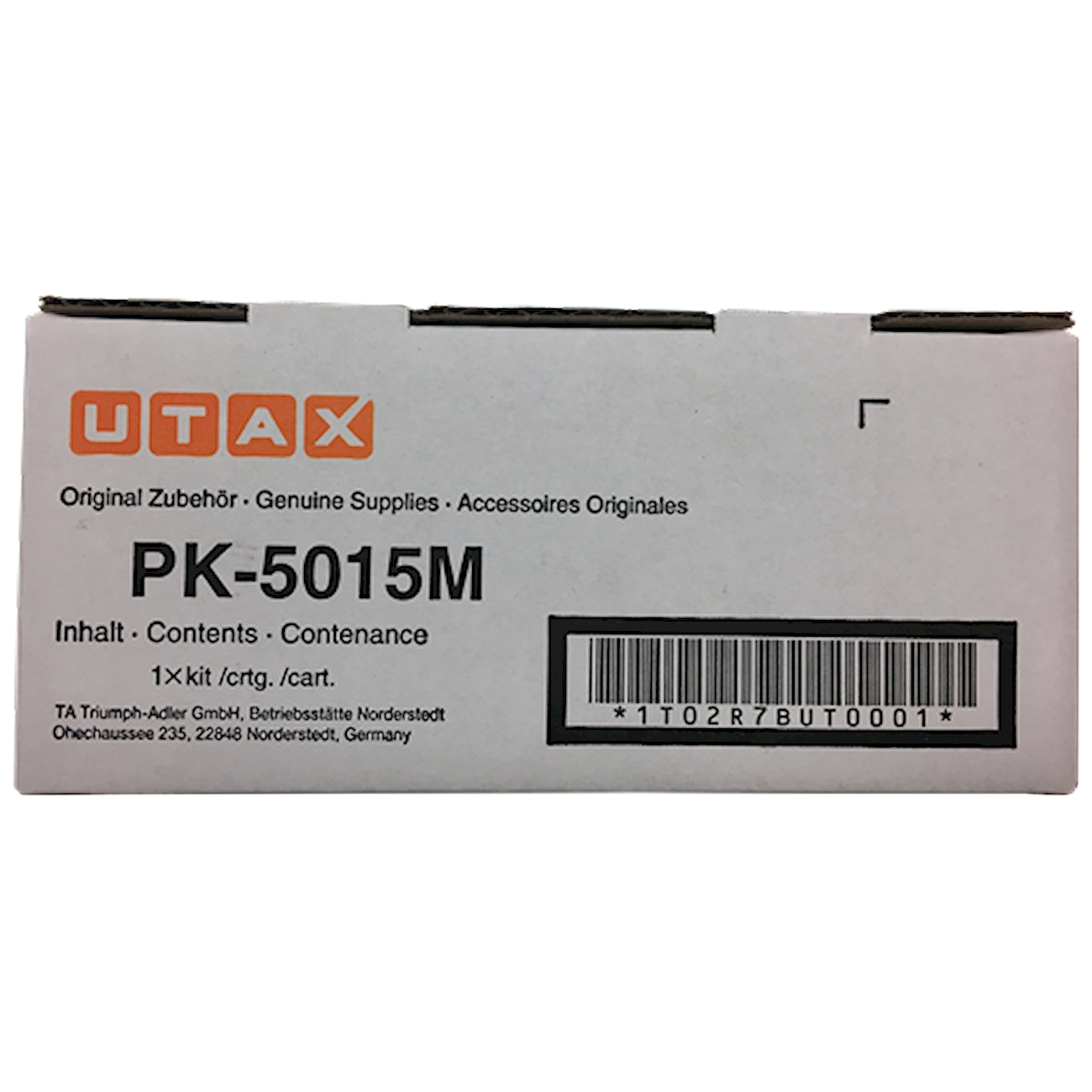 Toner Utax PK-5015M 1T02R7BUT0  - Originale - Magenta da 3.000 pagine per P-C2566w, 2650dw, 2655w, 2655w MFP, d-Color P2226, P2226plus, MF2624, MF2624plus