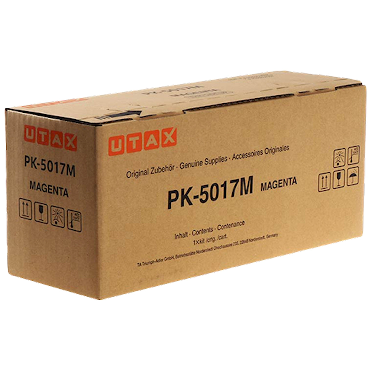 Toner Utax PK-5017M 1T02TVBUT0  - Originale - Magenta da 6.000 pagine per P-C3062DN, 3062i MFP, 3066i MFP, d-Color P2230, MF3023, MF3024